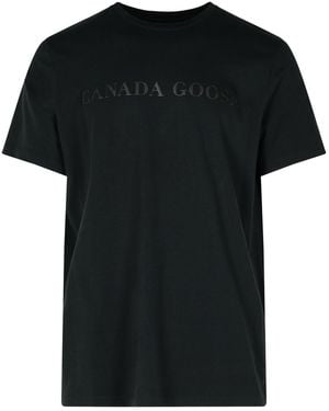 Canada Goose Emersen Cotton Crew-Neck T-Shirt - Black