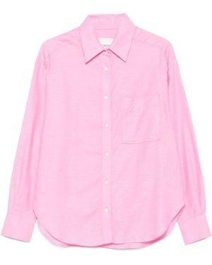 Closed Oversized Shirt - Pink
