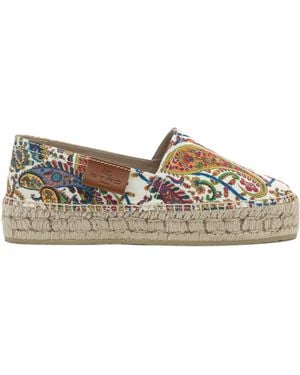 Etro Katoenen Espadrilles - Bruin