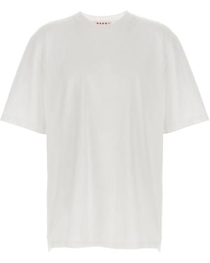 Marni Logo Patch T-Shirt - White