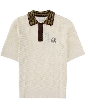Drole de Monsieur Polo "Maille A Journé D Miroir" - Natural