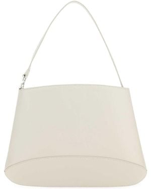 Low Classic Ivory Leather Handbag - White