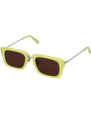 Jacquemus Occhiali Da Sole Donne Acetate Giallo/Argento - Verde