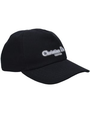 Dior Hombre's Gorro de algodón negro - Azul