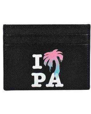 Palm Angels Card Holder - Black