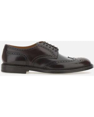 Doucal's Glattleder Derby-Schuhe - Weiß