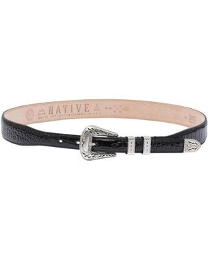 Adriano Meneghetti Palladium Belts Black - White