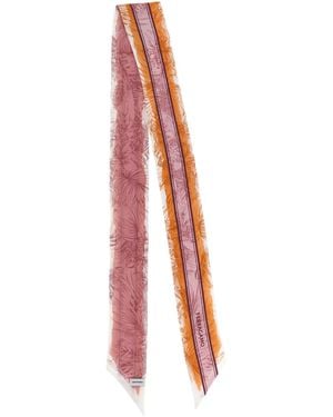 Ferragamo Bandeau 'gravure' Print - Wit