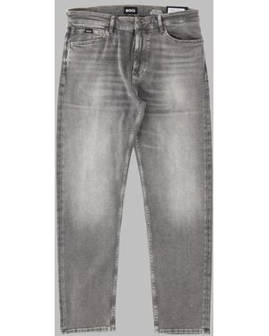 BOSS Modern Tailored Trousers For - Grey