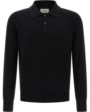 Saint Laurent Poloshirt aus Wolle von - Schwarz