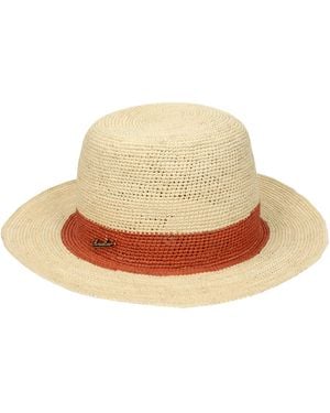 Borsalino Hats Straw/Dark - Natural