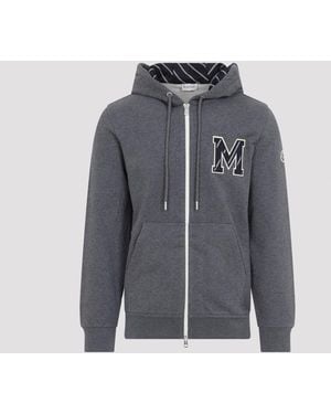 Moncler Zip Up Sweatshirt - Grey