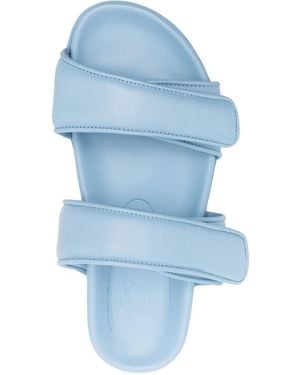 Gia Borghini Double Strap Sandal Shoes - Blue