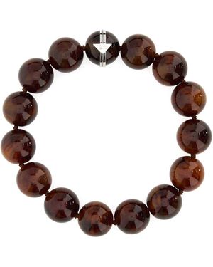Prada Printed Pearls Necklace - Multicolour