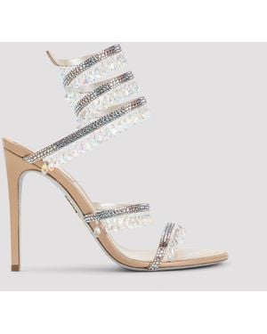 Rene Caovilla René Caovilla Chandelier High-Heel Sandal - White