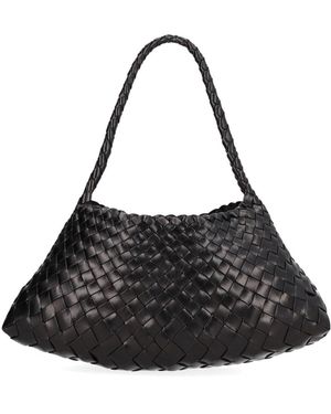 Dragon Diffusion Buff Leather Shoulder - Black