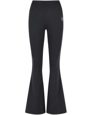 adidas By Stella McCartney Adidas By Stella Mccartney Adidas By Stella Mccartney High-Waisted Flared Leggings - Black