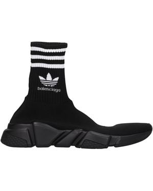 Balenciaga X Adidas Speed High-Top Trainer - Black