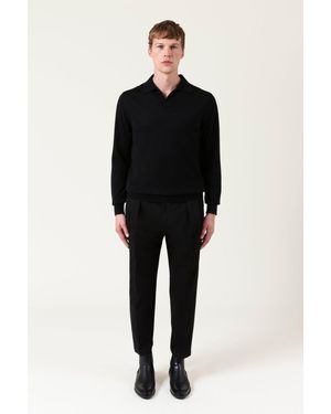 AUTORE Maglia Stewart in Lana Merino - Schwarz