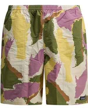 Patagonia "M's Baggies Longs" Technical Shorts - Green