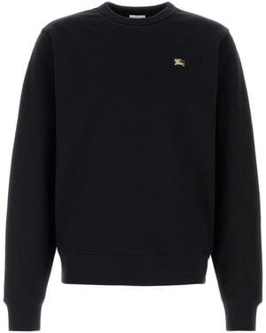 Burberry Cotton Sweatshirt - Black