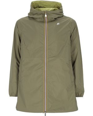 K-Way Sophie plus veste réversible verte