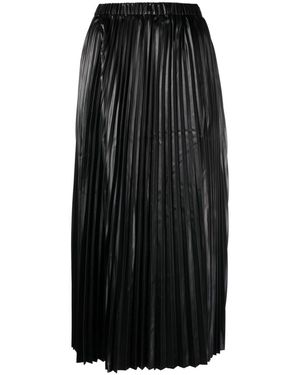 Junya Watanabe Pantalones Capri Plisados - Negro