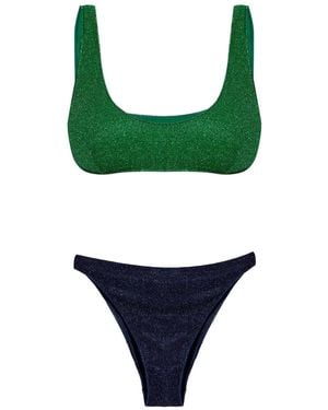 Oséree Bikini Lamé - Green