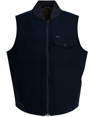 Filson Wool Blend Sleeveless Jacket - Blue