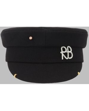 Ruslan Baginskiy Hat Baker Boy Cotton - Black