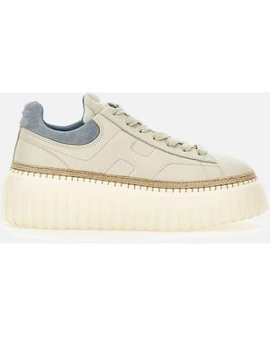 Hogan H Stripes Ecru Women 's Zapatos de deporte - Neutro