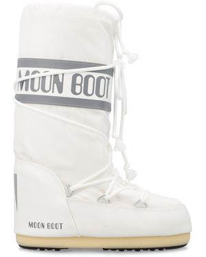 Moon Boot Maanlaars Platschoenen Wit