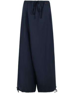Marni Blaue -Hose aus Schurwolle