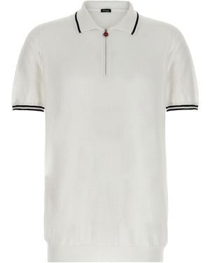 Kiton 'Ciro' Polo Shirt - Weiß