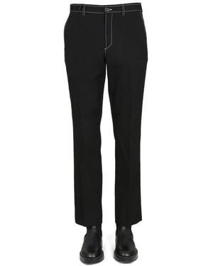 Burberry Slim Fit Trousers - Black