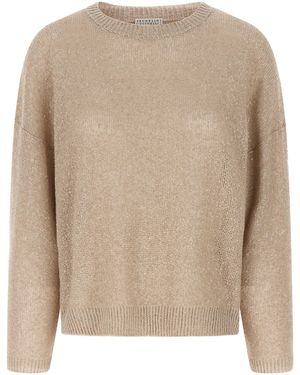 Brunello Cucinelli Paillettenpaine - Natur