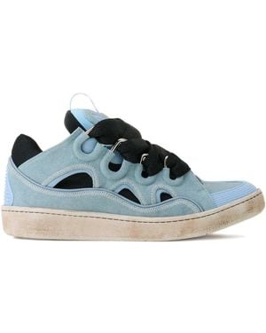 Lanvin Cut-Out Sneakers - Blue