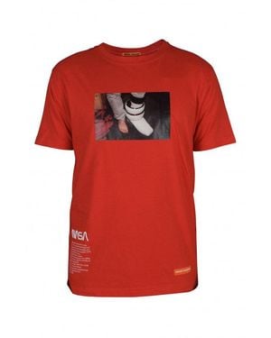 Heron Preston Camiseta de - Rojo