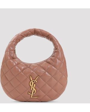 Saint Laurent Ysl Icare Mini Hobo - Pink