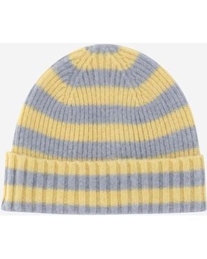 Howlin' Striped Wool Beanie Hat - Yellow