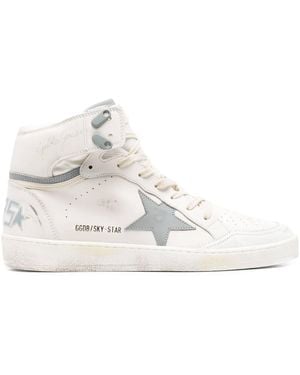 Golden Goose Sky-Star Sneakers - Wit