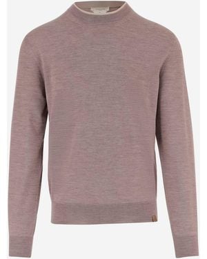 Jacob Cohen Wool Blend Sweater - Natural