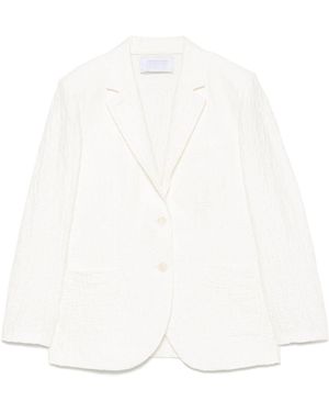 Harris Wharf London Giacca Blazer Di Blazer Di Blazer Di Wharf Wharf Wharf Londra - Bianco