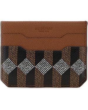 AU DEPART Card Holder - Brown