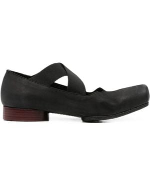 Uma Wang Leather Ballet Flats - White