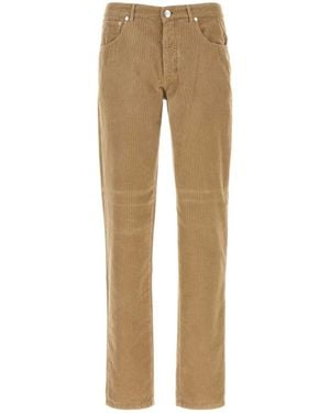 Brunello Cucinelli Camel Corduroy Pant - Natural