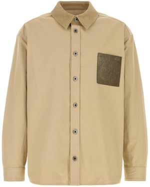 Loewe 100% Cotton Shirt - Natural