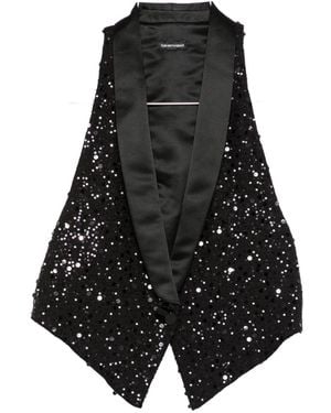 Emporio Armani Top Blacks And Greys