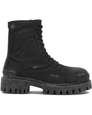 Balenciaga Botas de combate "Combat Strike" - Negro