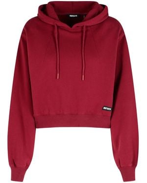 ROTATE BIRGER CHRISTENSEN Burgundy Cotton Sweatshirt - Red